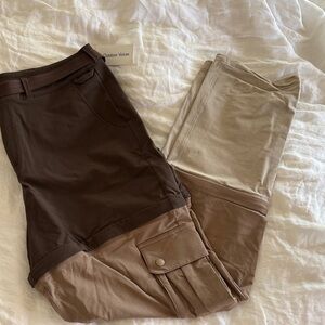 NWT Outdoor Voices RecTrek Zip Off Pants